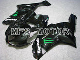 Kawasaki NINJA ZX6R 2007-2008 Injection ABS Fairing - Monster - Black - MFS5765
